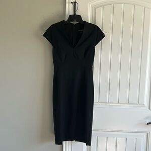 Banana Republic Black Sheath Dress Size 2